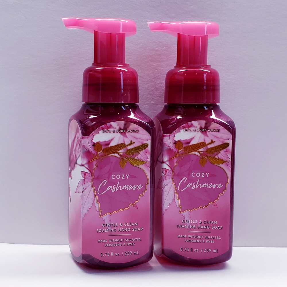 Bath & Body Works COZY CASHMERE Gentle & Clean Foaming Hand Soap, 8.75 oz(2 pcs)